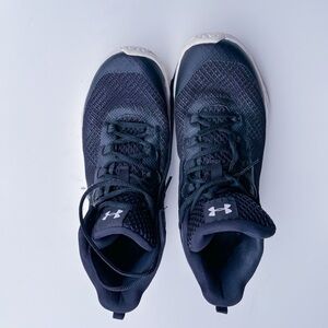 Under Armour Navy and White Athletic Trainers